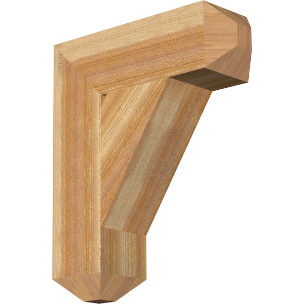 Ekena Millwork Traditional Craftsman Rough Sawn Bracket, Western Red Cedar, 6"W x 20"D x 24"H BKT06X20X24TRA04RWR - main